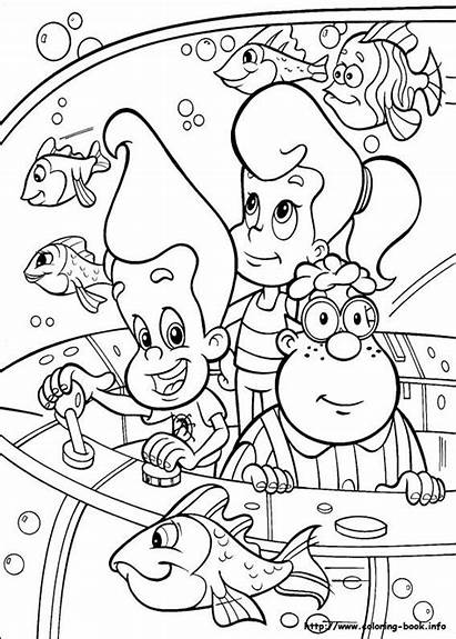 Coloring Nickelodeon Nick Jr Cartoon Neutron Jimmy