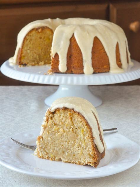 Pina Colada Pineapple Pound Cake With Rum And Butter Glaze Recipe