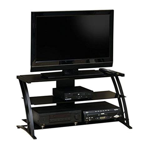 Sauder Deco Panel Tv Stand Black Tv Stand Black Glass Tv Stand