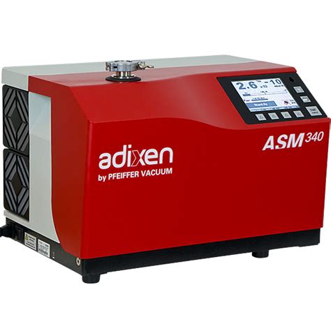 Ideal Spectroscopy Pfeiffer Adixen Asm 340 Helium Leak Detector With