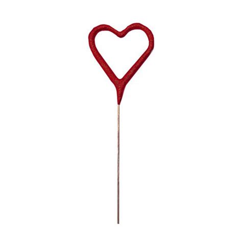 Red Heart Shaped Sparklers King Of Sparklers Order Now