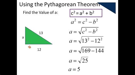 Pythagorean Theorem Graph