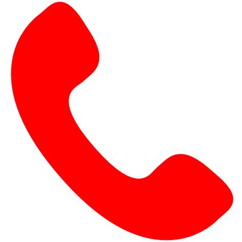 Rotes Telefon Symbol Transparente Png Stickpng Images And Photos Finder