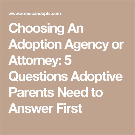 Choosing An Adoption Agency Or Attorney 5 Questions Adoptive Parents