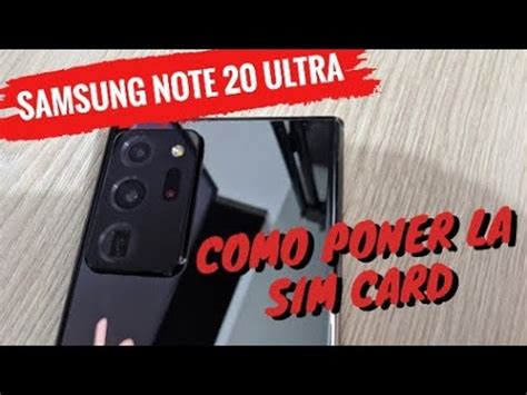 We'll email you when your order is ready for pickup. SAMSUNG NOTE 20 ULTRA 🤗 Como Instalar La Sim Card Y La Micro SD | Orientador Movil - YouTube