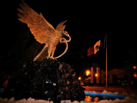 Macroplaza Piedras Negras Coahuila Mexico Lion Sculpture Torreon