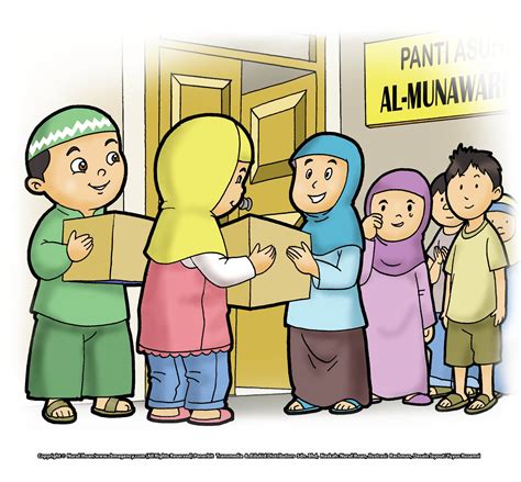 94 Gambar Animasi Muslim Sedekah