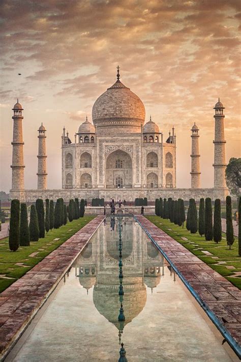 Sunrise At The Taj Mahal Taj Mahal Sunrise Favorite Places Building