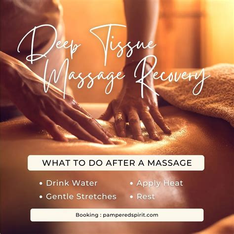Deep Tissue Massage Recovery A Comprehensive Guide On What To Do After Your Massage Pampered