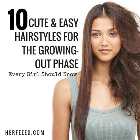 10 Cute And Easy Hairstyles For The Growing Out Phase