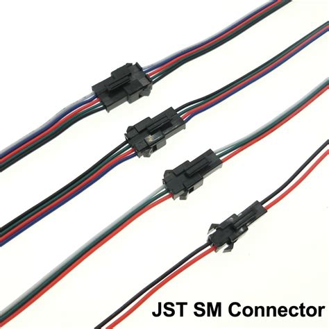 Jst Sm Connector 2pin 3pin 4pin 5pin Male And Female Set 5setlot