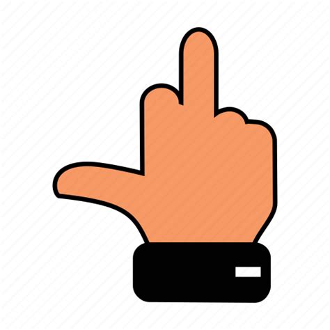 Finger Gesture Hand Middle Icon