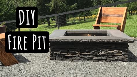 Diy Stone Fire Pit Youtube