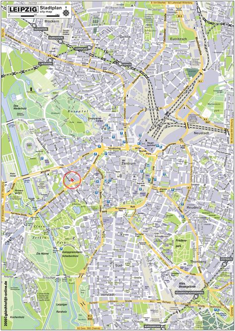 Most populous city in the german state of saxony. Leipzig street map