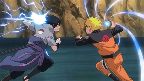 Naruto Shippuden Narutos Rasengan Vs Sasukes Chidori