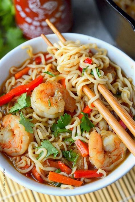 Spicy Shrimp Ramen Bowls Recipe Butter Your Biscuit Recipe Noodle Bowls Recipes Cooking