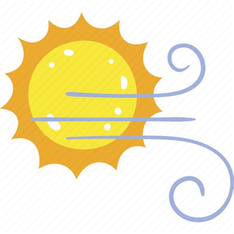 And Sun Sunny Wind Windy Icon Download On Iconfinder