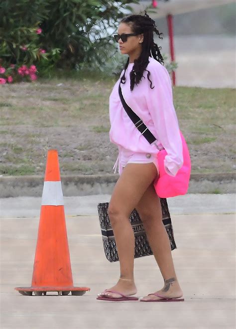 Rihanna At Airport In Barbados 08 19 2018 Hawtcelebs