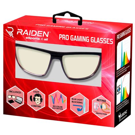 Subsonic Raiden Pro Gaming Glasses Anti Blue Light