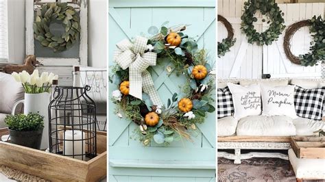 We import these exquisite furnishings from distant and remote locations across the. DIY Rustic Farmhouse style Wreath decor Ideas | Rustic ...