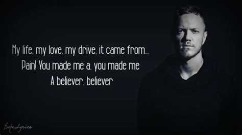 Believe Imagine Dragons Lyrics Youtube