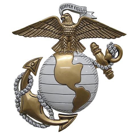 I was feeling nostalgic for my time in the marine corps on veterans day but i'm not much of an artist so i found an eagle , globe and anchor and composited them. USMC EGA Eagle, Globe & Anchor Plaque - Painted