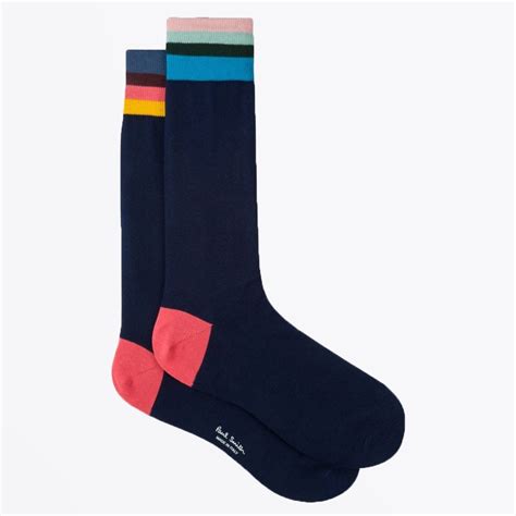 Paul Smith Artist Stripe Socks Multi Mr And Mrs Stitch