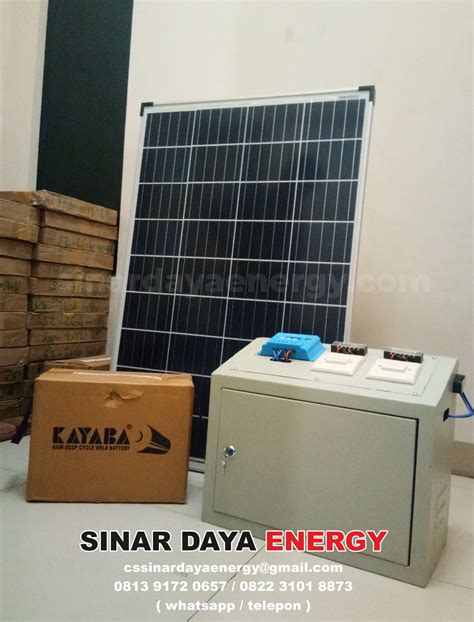 Jual Paket Plts Shs Solar Home System Wp Atau Watt Untuk Rumah
