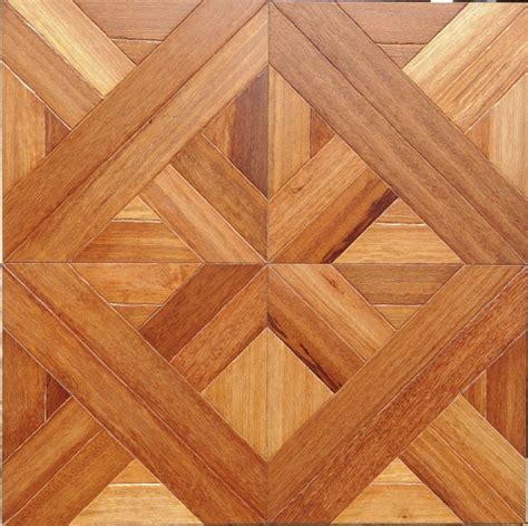 Engineered Parquet Floor Square Grand Palais Old Style Merbau Teka