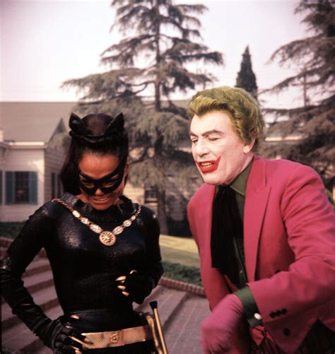 Eartha Kitt As Catwoman And Cesar Romero As The Joker Batman Tv Series