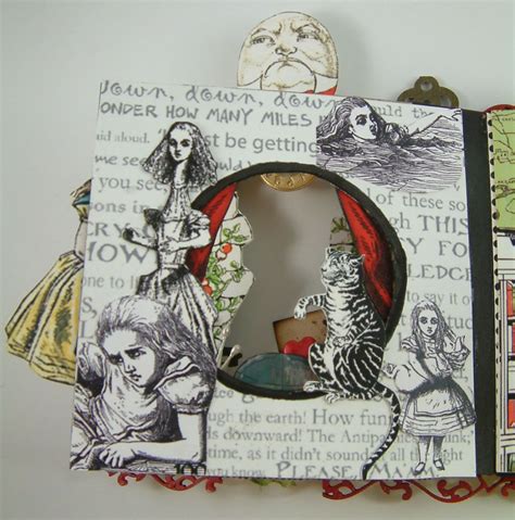 Artfully Musing Alice In Wonderland Tunnel Book Tunnel Book Book