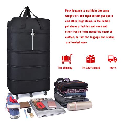 38inch Collapsible Travel Suitcase Collapsible Expandable Holdall