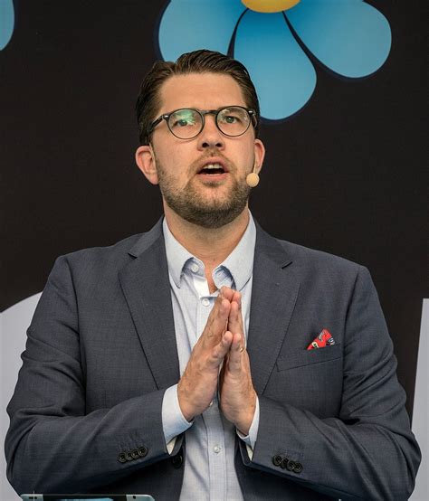 Sverigedemokraternas jimmie åkesson, i hans hösttal. Jimmie Åkesson - Wikipedia