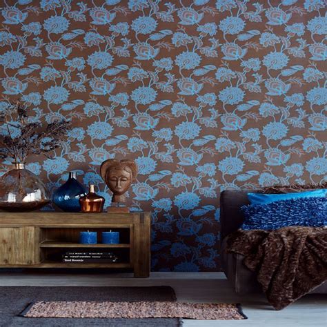 Dark Blue Wallpaper A Creative Home Bursting With Glorious Decor