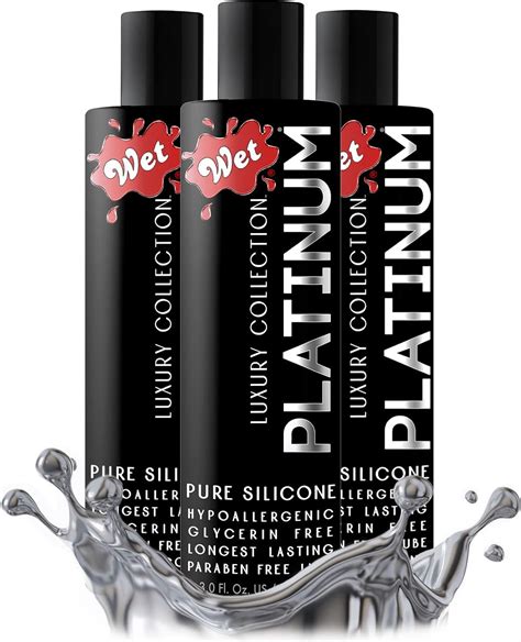 Wet Platinum Silicone Based Sex Lube Oz Pack Premium Personal