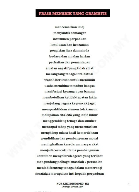 Free unlimited pdf search and download. Nota Eksklusif Tatabahasa Bahasa Melayu Karya Munsyi Dewan ...