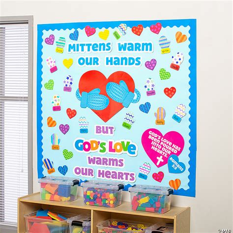 Gods Love Warms Our Hearts Bulletin Board Set 62 Pc Oriental Trading