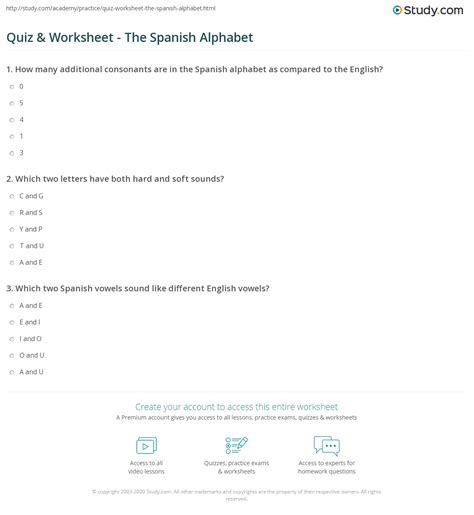 There are 13 basic letters in the hawaiʻian alphabet: Quiz & Worksheet - The Spanish Alphabet | Study.com