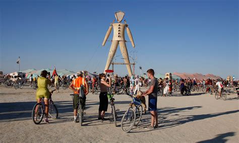 Burning Man Lights Up The Nevada Desert World Dawn