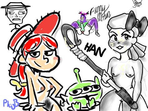 Rule 34 Alien Bloophanfunnygalaxy Bo Peep Breasts Buzz