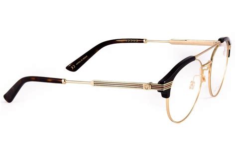 Gucci Round Men Eyeglasses Gg0289o 001 51 Black Gold