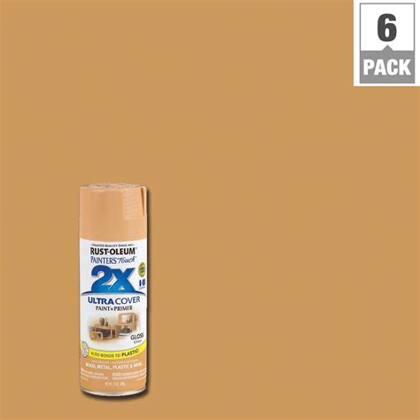 Rust Oleum Painters Touch 2x 12 Oz Gloss Khaki General Purpose Spray