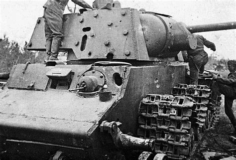 A Soviet Kv 1 Tank And How Many Impacts Were Needed To Knock It Out