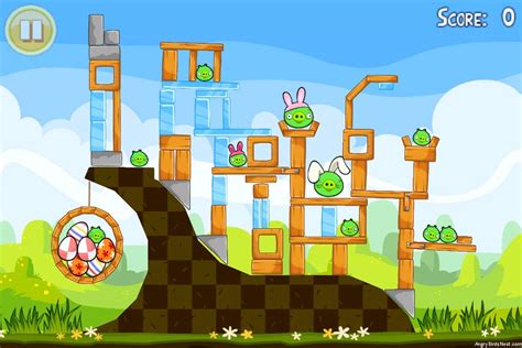 Angry Birds Seasons Easter Eggs Level 1 2 Walkthrough Angrybirdsnest