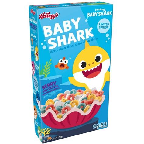 Kelloggs Pinkfong Baby Shark Breakfast Cereal Berry Fin Tastic 132