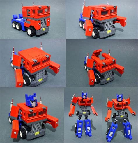 Optimus Prime G1 Lego Transformers Lego Creations Lego Projects