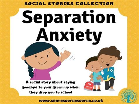Separation Anxiety Social Story Teaching Resources