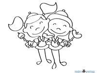 images  girl scout coloring pages  pinterest