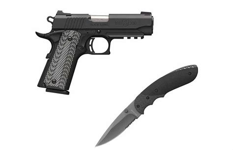 Seguridad America Gerente Pistol Knife Combo Ligeramente Debe Zoo