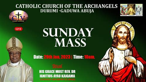 Sunday Holy Mass And Confirmation Archangels Catholic Church Durumi
